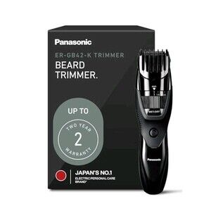 Panasonic ER-GB42-K Cordless Beard Trimmer Rechargeable Washable Black